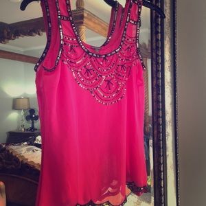 Beautiful and Glamorous Hot Pink Top